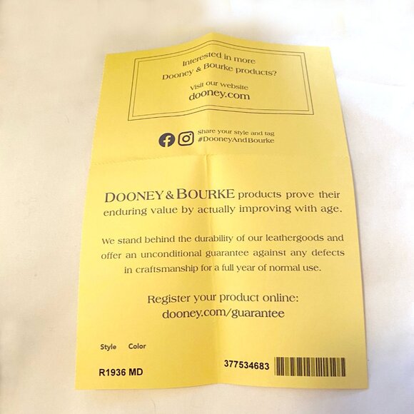 Dooney & Bourke Camera Zip Crossbody Bag. New. Authentic. - Picture 11 of 11